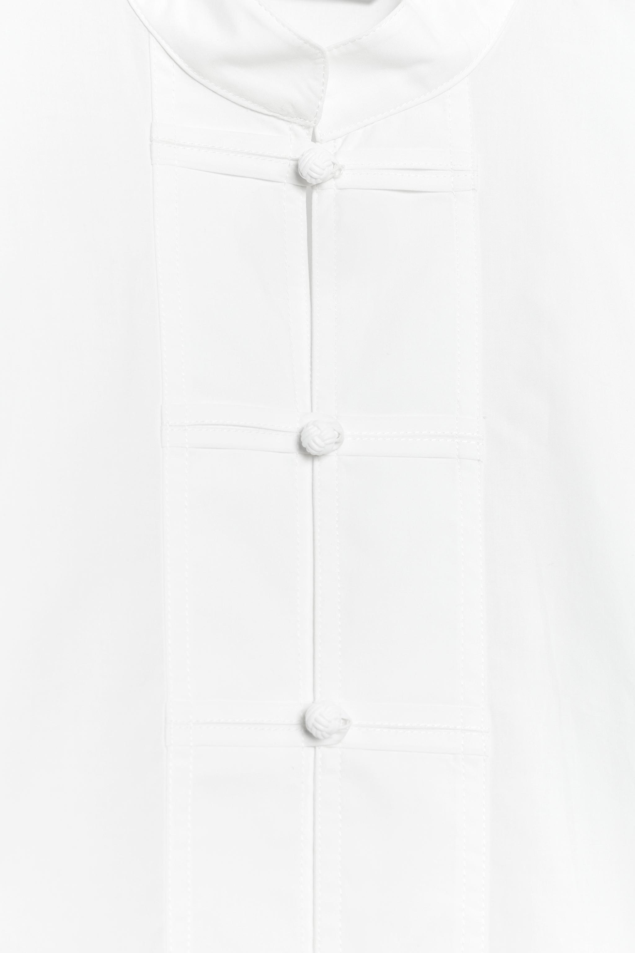 CHEMISE EN POPELINE À ALAMARS